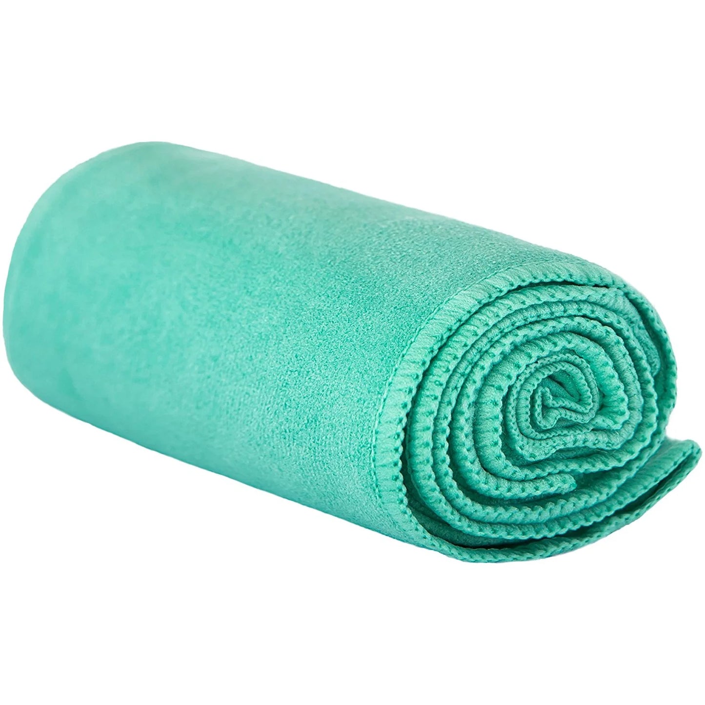 Gosweat Teal Hot Yoga Towel - Ultra-Absorbent 100% Microfiber Suede for Bikram Yoga