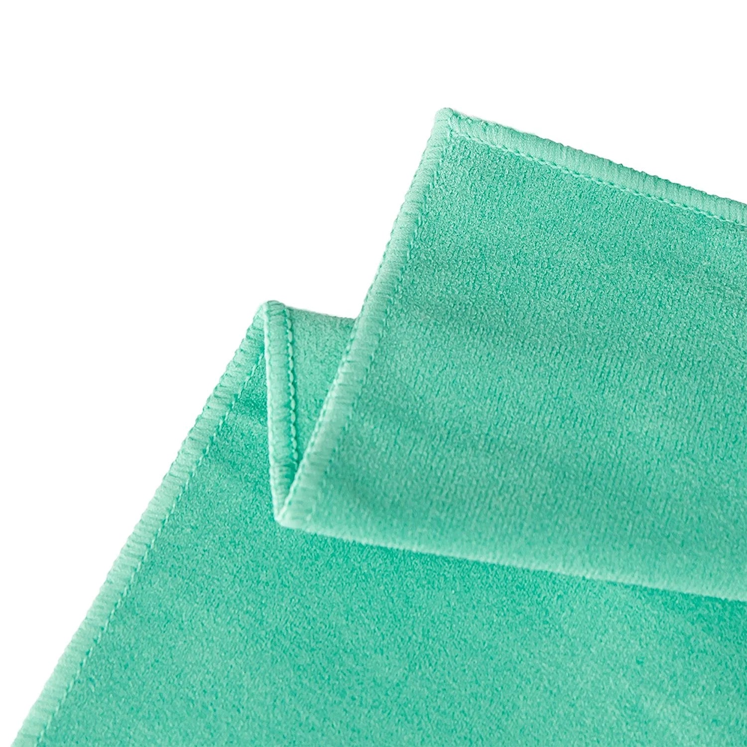 Gosweat Teal Hot Yoga Towel - Ultra-Absorbent 100% Microfiber Suede for Bikram Yoga